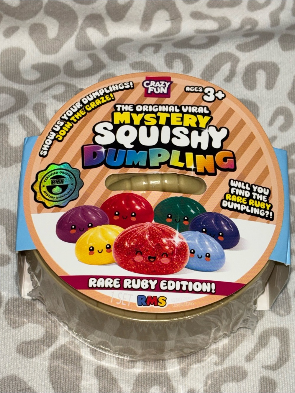 Mystery Squishy Dumpling - Rare Ruby Edition
